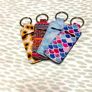 Chapstick keychains